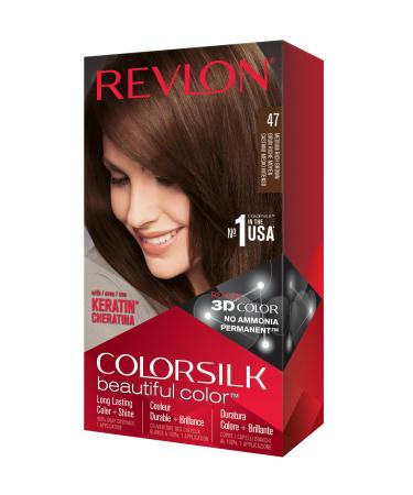REVLON Colorsil Permanent Hair Colour Medium Rich Brown 47 47 Brown Medium Rich Brown