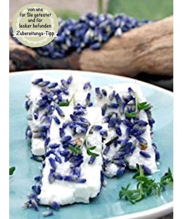 Dried Organic Lavender Flowers in Glass | Premium Aroma-Intensive Small Tea Gift | Eco-Friendly & Plastic-Free Packaging - Buy Online on GoSupps.com