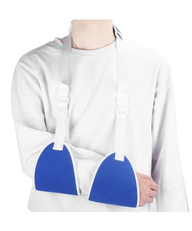 Arm Sling Shoulder Immobilizer Arm Sling for Elbow Injury Arm Sling for Shoulder Injury Arm Sling with Pillow Support Shoulder Sling with Abduction Pillow for Shoulde (Blue)