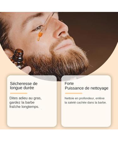 Men's Beard Oil - 30ml Nourishing Fast-Absorbing Non-Sticky and Moisturizing Formula Care and Styling Solution for a Smooth Beard | For Dad Grandad Husband Beard Lovers Family and Friends - Buy Online on GoSupps.com