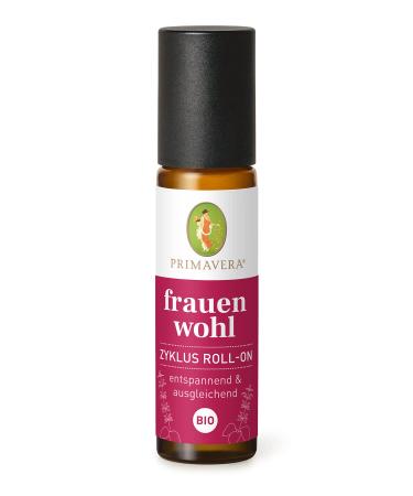 PRIMAVERA Women's Wellbeing Cycle Acute Roll-On organic 10 ml - aromatherapy for on the go - relaxing antispasmodic - vegan