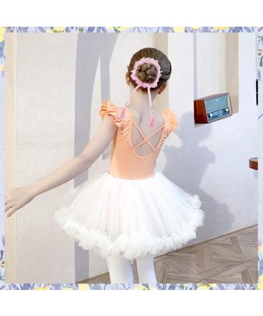 Pai Sence Ballet Bun Wrap Organza Flowers 6pcs/Pack for Girls and Women - Perfect Hair Accessories for Competitions, Weddings, and Parties! - Buy Online on GoSupps.com