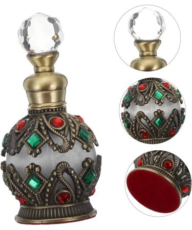 PLAFOPE Essential Oil Bottle Travel Container Diamond Inlaid Bottle Mini Perfume Bottle Toiletry Containers Refillable Perfume Bottle Diamond Inlaid Perfume Holder Perfumes Alloy - Buy Online on GoSupps.com