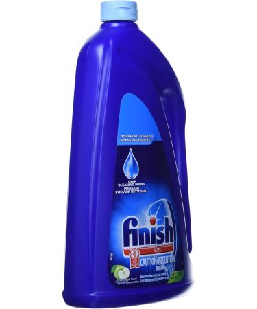 Finish Gel Dishwasher Detergent 2 in 1 Green Apple 1.6L Green Apple 1.6 l (Pack of 1) - Buy Online on GoSupps.com