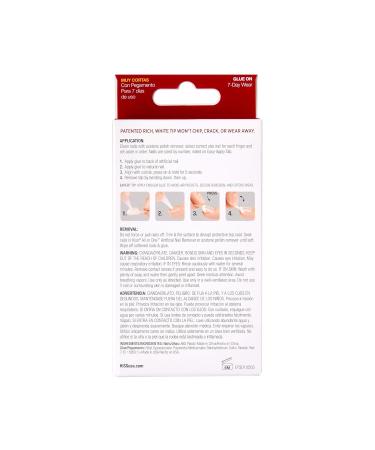 Kiss Everlasting French Nails 2 Pack EF09 - 28 Count x 2 | Long-lasting Salon-quality Nails - Buy Online on GoSupps.com