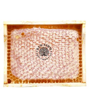 Buy 400g Organic Raw Wildflower Honeycomb in Wooden Frame - Pure Honey from Beehive International Shipping Available - Buy Online on GoSupps.com