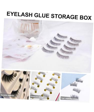 FRCOLOR 2 Pcs Lash Storage - Lash Glue Tank & Extension Supplies - Eyelash Glue Jar & Holder Case - White Cosmetic Organizer for Eyelash Extensions - Buy Online on GoSupps.com