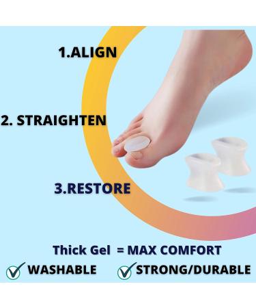 Meditoe Bunion Toe Separator | Bunion Pain Relief | White Pearl - Buy Online on GoSupps.com