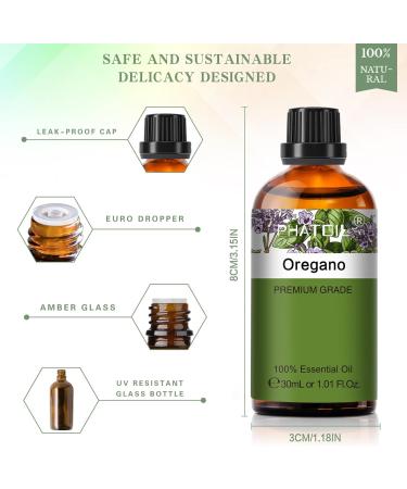 PHATOIL Oregano Essential Oil 30ML - Premium Grade Pure Oil for Diffusers, Aromatherapy, Humidifiers, and Candle Making - Buy Online on GoSupps.com