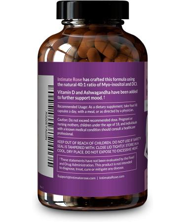Myo-Inositol & D-Chiro Inositol Blend + Vitamin D3 + Ashwagandha Capsules - Hormone Balance & Ovarian Support for Women - 100% Natural PCOS Supplement - Made in USA - Buy Online on GoSupps.com
