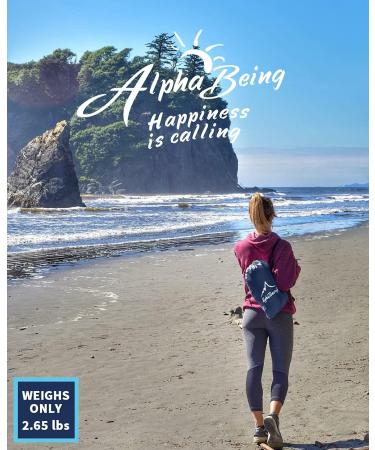 AlphaBeing Inflatable Lounger - Best Air Lounger Sofa for Camping  Hiking - Ideal Inflatable Couch for Pool and Festivals - Perfect Inflatable Beach Chair for Adults Navy - Buy Online on GoSupps.com