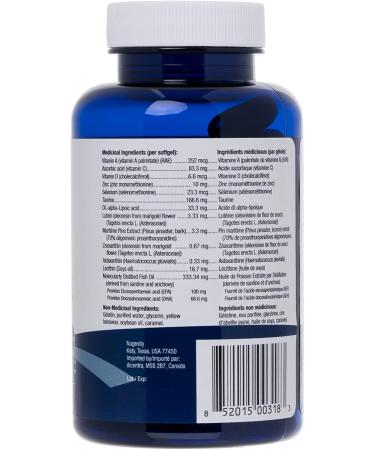 Nugevity OS2 The Ocular Support Solution Eye Health Supplement - Includes Lutein Zeaxanthin Antioxidants and Omega-3 Fish Oil - 90 Softgels 1 count (Pack of 1) - Buy Online on GoSupps.com
