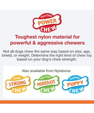 Nylabone Wishbone Dog Chew Toy for Adult Dogs - Bison Large/Giant Size | Durable Ergonomic Design | For Puppies and Adult Dogs | 1 Count - Buy Online on GoSupps.com