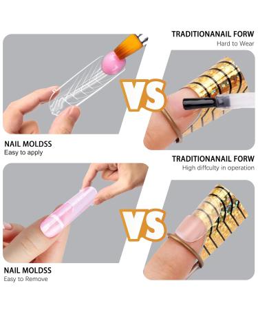 VNJAOI 130 Poly Breathe Gel - Dual Nail Shapes & Scale Designer Coffin Nails for Salon & DIY Gel Manicure Art - Buy Online on GoSupps.com