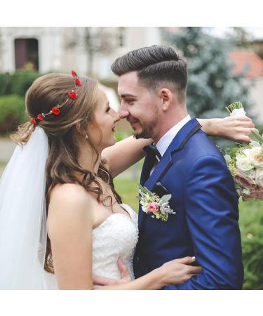 LED Flower Crown 12Pcs - Light Up Headband for Holiday, Wedding, Glow Party - 10 LED Flowers - Women's Headdress for Christmas, Halloween - Luminous Hair Bands - Decorative Accessories - Buy Online on GoSupps.com