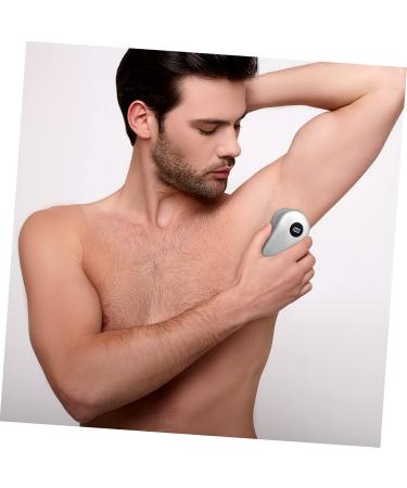 Portable Electric Shaver for Men - Mini Razor & Travel Shaver - Compact Silver Design - Buy Online on GoSupps.com