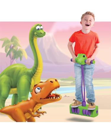 Pogo Saurus Foam Pogo Jumper for Kids 3-7 Years Old - Dinosaur Toys for Boys and Girls | Indoor & Outdoor Pogo Stick Toy (Up to 250 lbs) - Buy Online on GoSupps.com