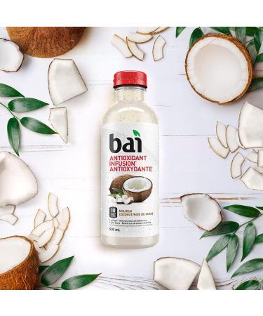 Bai Antioxidant Infusion Flavoured Water Beverage Molokai Coconut 530 mL 12-Count 12-Molokai Coconut - Buy Online on GoSupps.com