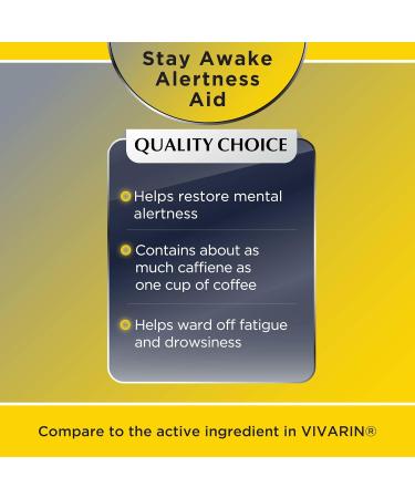 Quality Choice Stay Awake Caffeine Tablet - Buy Online on GoSupps.com