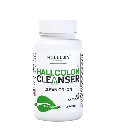 Hallusa Natural - Hallcolon Cleanser Clean Colon Detox 60 Capsules - for 14 Days Supply