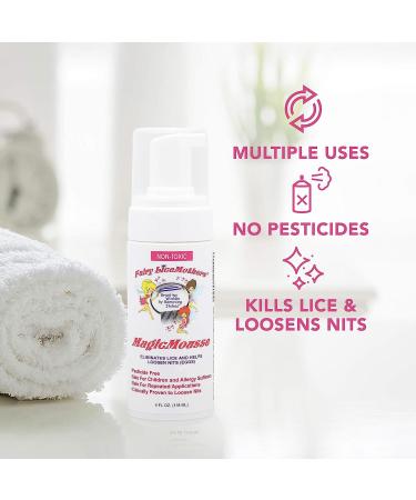 Fairy LiceMothers MagicMousse 4 oz - Sulfate & Pesticide-Free Head Lice Treatment - Buy Online on GoSupps.com