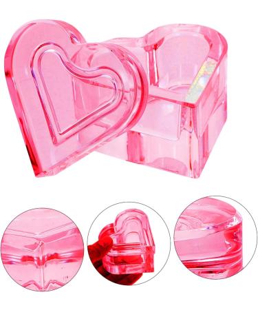 Beavorty Dappen Dish for Acrylic Nails Glass Crystal Cup with Lid Mini Heart Glass Nail Dish Nail Art Liquid Holder Acrylic Liquid Powder Glass Cup Nail Crystal Bowl Pink Dappen Dish - Buy Online on GoSupps.com