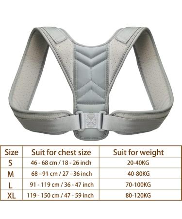 Adjustable Anti-hunchback Posture Correction Belt Upper Back Support Belt Sitting Posture Corrector Clavicle Spine Shoulder Braces Correction lofty ambition Black M/M - Buy Online on GoSupps.com