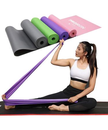 PROIRON Latex-Free Resistance Bands Exercise Bands for Strength Training Yoga Pilates Stretching Home Gym Workout Upper Lower Body Light Medium Heavy c-Green/2m/25lb