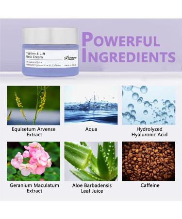 New Firming Neck Cream - Tightening Lifting & Moisturizing | Smooths Repairs Evens Skin Tone Reduces Wrinkles - 1.7 oz - Buy Online on GoSupps.com