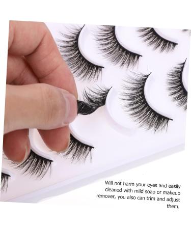 FRCOLOR 10 Pairs of False Eyelashes Decoration 3D Makeup Eyelashes Reusable Eyelashes Cosmetic Eyelashes Party Eyelashes Party Eye Decoration Cosmetics Chemical Fibre Fairy 5D - Buy Online on GoSupps.com