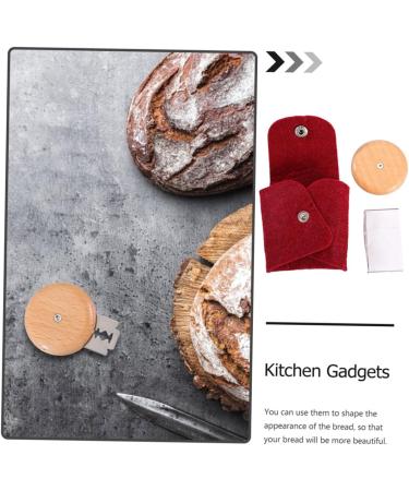 Bestonzon 2 Sets Decorative Bread Tools - Pizzaschneider Brotlame & Folding Razor Plane Cutter - Stainless Steel for Pastry & Household Use - Buy Online on GoSupps.com