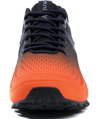 Kricely Men's Trail Running Shoes - Lightweight Hiking & Fitness Sneakers 47 EU - Road Running & Trekking Shoes in Orange - Buy Online on GoSupps.com