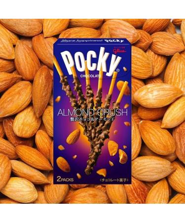 Glico Pocky Crunchy Almond Cookie Sticks 46g - Buy Online on GoSupps.com
