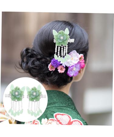 ABOOFAN 1 Pair Antique Pair Clip Vintage Hair Accessories Flower Hair Clips Accessories for Girls Hair Barrettes for Girls Chinese Hairpin Kimono Floral Bride Hair Barrettes Girls Hairpins - Buy Online on GoSupps.com