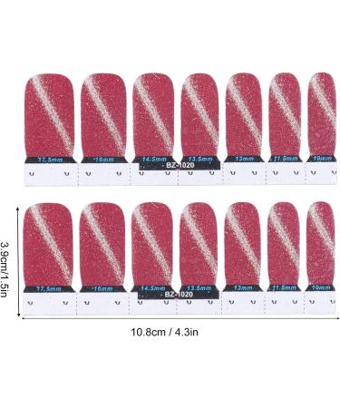 Adhesive Nail Wraps Eco friendly Charming Unique Nail Polish Strip for Salons(20) - Buy Online on GoSupps.com