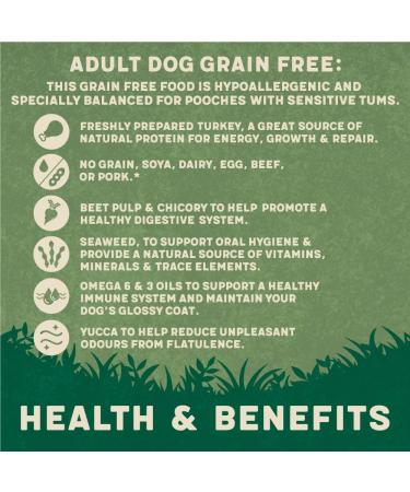 Harringtons Turkey/Sweet Potato Hypoallergenic Grain Free Dog Food 15kg - Buy Online on GoSupps.com