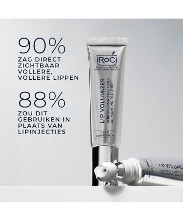 RoC Derm Correxion Lip Volumizer Balm with Hyaluronic Acid & Collagen Peptides 10 ml - Buy Online on GoSupps.com