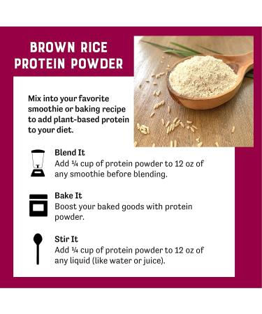 Judee's Brown Rice Protein Powder (1.5 lb) - Non-GMO, Sprouted, Dairy-Free, Keto-Friendly - Plant-Based Protein - Buy Online on GoSupps.com