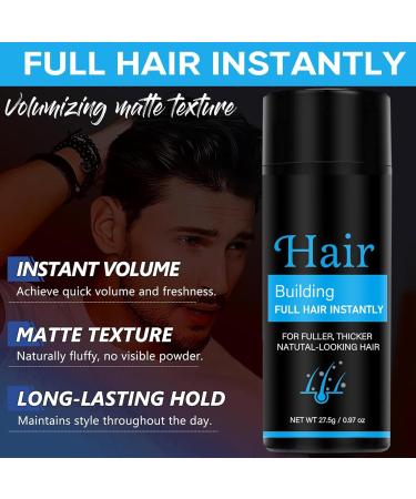 thick fiber for men hair fibers for thinning hair natural hair touch up for roots hair thickening products waterproof long lasting powder - Buy Online on GoSupps.com