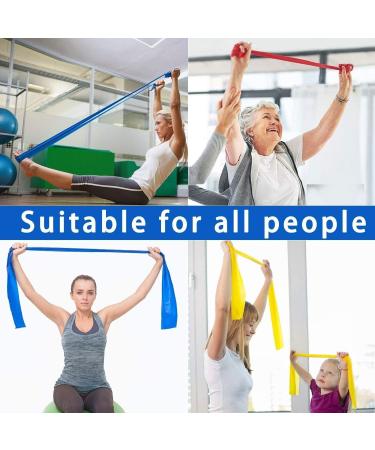 Haquno 3 Pack Exercise Resistance Bands Set with 3 Resistance Levels 1.8M Exercise Bands Resistance for Women and Men. Ideal for Strength Training Yoga Pilates 1.5M-3Pack - Buy Online on GoSupps.com