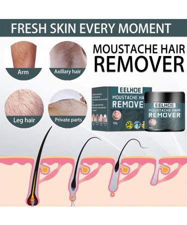 Men's Beard Removal Cream 50g Mild Beard Hair Removal Cream Prevent Hair Growth Painless Natural Hair Removal Cream Does Not Hurt The Skin Facial Beard Armpit Leg Hair Chest Hair - Buy Online on GoSupps.com