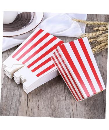 Alipis 10pcs Boxes Popcorn Carton Popcorn Containers Movie Night Disposable Containers Halloween Decorations Outdoor Cheese Popcorn Gifts Paper Red European and American Popcorn Cup - Buy Online on GoSupps.com