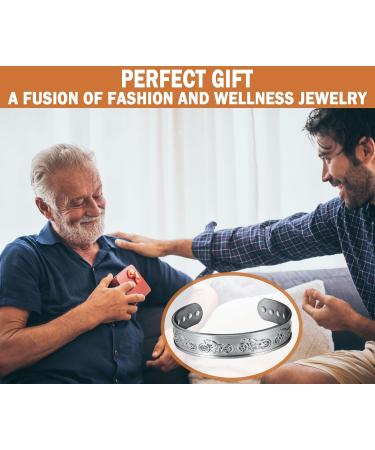 Magnetic Therapy Arthritis Bracelet - Pure Copper for Men | Relieve Pain & Enhance Lymphatic Drainage - Buy Online on GoSupps.com