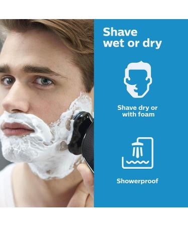 Philips Norelco 6880/81 Shaver 6800 - Rechargeable Wet/Dry Electric Shaver with Trimmer Attachment - Buy Online on GoSupps.com