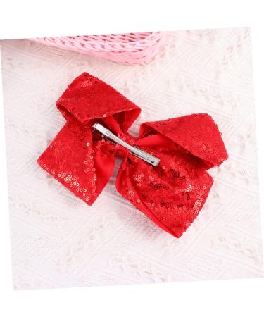minkissy Sequins Hair Clip Bowknot Barrettes Hair Barrettes Bow Barrette Clip Glitter Bows Alligator Hair Clip Sequin Hair Clip Glitter Hair Bows Hairpins Clip Miss Extra Large 17*13 cm Red - Buy Online on GoSupps.com