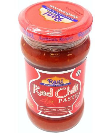Rani Red Chilli Cooking Paste 10.58oz (300g) Glass Jar - Vegan, Gluten Free, NON-GMO - Indian Origin Red Chilli - 300g (1 Pack) - Buy Online on GoSupps.com