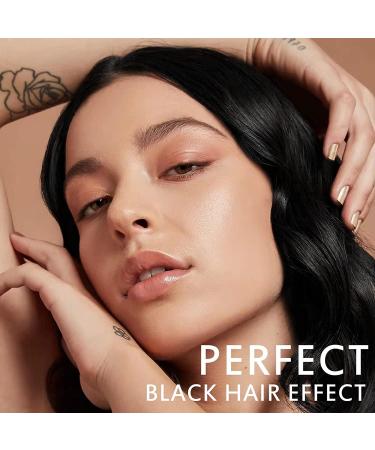 Instant Shampoo for Black and Gray Hair - 3 in 1 Hair Coloring Shampoo for Women and Men Black Hair Dye Easy to Use and Long Lasting Black Shampoo (Natural Black) - Buy Online on GoSupps.com