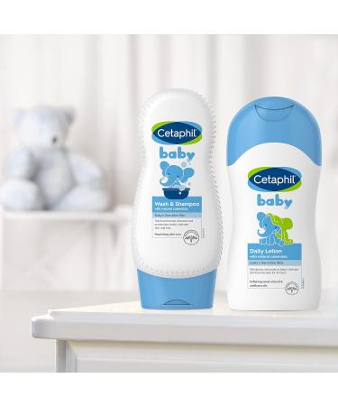 Cetaphil Baby Wash and Shampoo with Organic Calendula 7.8 oz - Gentle Shampoo and Body Wash for Baby's Sensitive Skin - Buy Online on GoSupps.com