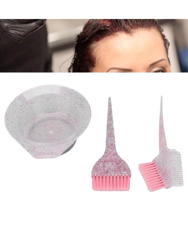 3-Part Professional Salon Hair Dye Set - Hairdresser Brush & Mixing Bowl - Pink - Perfect for Home & Salon Use - Buy Online on GoSupps.com