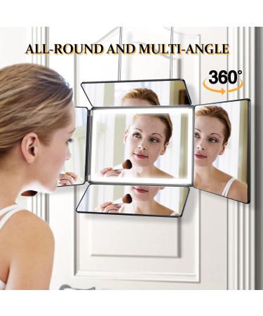 5 Way Barber Mirror with Light - Perfect DIY Haircut Tool for Men and Women - Adjustable Telescoping Hooks - Great Gift Idea - Single Pack - Buy Online on GoSupps.com
